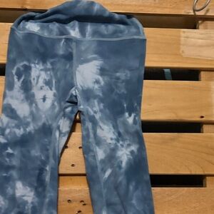 Lazuli label  tie die blue leggings